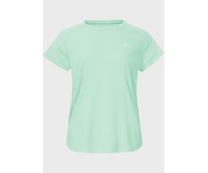 Funktionsshirt SCHÖFFEL "Hiking T Shirt Style Grunas WMS", Damen, Gr. 36, grün (6205, grün), Oberstoff: 100% Polyester, Rundhals, Shirts Funktionsshirt (20311300-36) 6205, grün