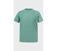 Schöffel T‑Shirt Buchberg Herren Rundhals 60% Baumwolle/40% Polyester Grün Größe 48