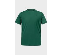 Schöffel Herren T‑Shirt Buchberg – Rundhals, 60% Baumwolle/40% Polyester – Größe 54, Grün