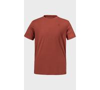 Funktionsshirt SCHÖFFEL "T Shirt Buchberg M", Herren, Gr. 56, 5590, rot, Oberstoff: 60% Baumwolle, 40% Polyester, Rundhals, Shirts Funktionsshirt (36910127-56) 5590, rot