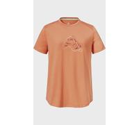 Schöffel Damen Funktionsshirt T-Shirt Haberspitz L Rundhals Apricot Glow Gr. 38