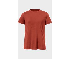 Funktionsshirt SCHÖFFEL "T Shirt Hohberg L", Damen, Gr. 40, rot (5590, rot), Oberstoff: 60% Baumwolle, 40% Polyester, Rundhals, Shirts Funktionsshirt (44234812-40) 5590, rot