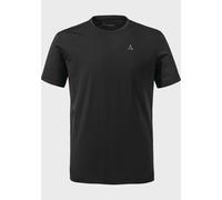 Funktionsshirt SCHÖFFEL "T Shirt Hohberg M", Herren, Gr. 52, schwarz (9990, schwarz), Oberstoff: 60% Baumwolle, 40% Polyester, Rundhals, Shirts Funktionsshirt (41668024-52) 9990, schwarz