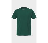 Funktionsshirt SCHÖFFEL "T Shirt Hohberg M", Herren, Gr. 56, 6995, grün, Oberstoff: 60% Baumwolle, 40% Polyester, Rundhals, Shirts Funktionsshirt (26351524-56) 6995, grün