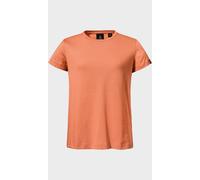 Funktionsshirt SCHÖFFEL "T Shirt Style Collada WMS", Damen, Gr. 36, 5115, orange, Oberstoff: 60% Baumwolle, 40% Polyester, Rundhals, Shirts Funktionsshirt (87316668-36)