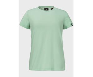 Funktionsshirt SCHÖFFEL "T Shirt Style Collada WMS", Damen, Gr. 38, grün (6205, grün), Oberstoff: 60% Baumwolle, 40% Polyester, Rundhals, Shirts Funktionsshirt (20934647-38) 6205, grün