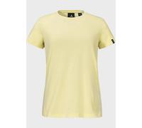Funktionsshirt SCHÖFFEL "T Shirt Style Collada WMS", Damen, Gr. 40, gelb (5105, gelb), Oberstoff: 60% Baumwolle, 40% Polyester, Rundhals, Shirts Funktionsshirt (16346027-40)