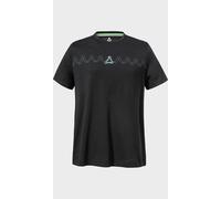 Funktionsshirt SCHÖFFEL "T Shirt Style Elmori WMN", Damen, Gr. 40, 9990, schwarz, Oberstoff: 60% Baumwolle, 40% Polyester, Rundhals, Shirts Funktionsshirt (60793238-40) 9990, schwarz