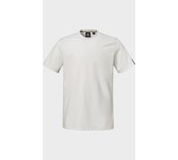 Funktionsshirt SCHÖFFEL "T Shirt Style Serenio MEN", Herren, Gr. 52, 9000, grau, Oberstoff: 61% Baumwolle, 34% Polyester, 5% Elasthan, Rundhals, Shirts Funktionsshirt (86982022-52) 9000, grau
