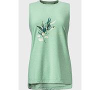 Funktionsshirt SCHÖFFEL "Top Lisboa L", Damen, Gr. 40, grün (6055, grün), Oberstoff : 80% Polyester 15% Hanf 5% Elasthan, Rundhals, Shirts Funktionsshirt (23566542-40)