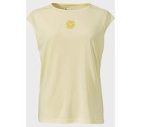 Funktionsshirt SCHÖFFEL "Urban CIRC T Shirt Style Baguio WMS", Damen, Gr. 36, gelb (5105, gelb), Oberstoff: 100% Polyester, Rundhals, Shirts Funktionsshirt (87029148-36)