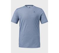 Funktionsshirt SCHÖFFEL "Urban T Shirt Style Galerne MNS", Herren, Gr. 54, blau (8405, blau), Oberstoff: 74% Polyester, 26% Lyocell, Rundhals, Shirts Funktionsshirt (23847923-54) 8405, blau