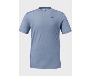 Funktionsshirt SCHÖFFEL "Urban T Shirt Style Galerne MNS", Herren, Gr. 54, blau (8405, blau), Oberstoff: 74% Polyester, 26% Lyocell, Rundhals, Shirts Funktionsshirt (23847923-54) 8405, blau