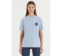 Funktionsshirt SOS "Big Wood", Herren, Gr. M, blau (hellblau), 100% Baumwolle, unifarben, normal, Rundhals, Shirts Funktionsshirt, in superweicher Tragequalität (95111117-M) hellblau