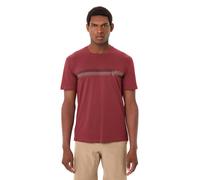 Funktionsshirt VAUDE "MEN'S CYCLIST T-SHIRT V", Herren, Gr. L, roteva, rot, Web, Obermaterial: 70% Baumwolle, 30% Lyocell, regular fit, Rundhals, weit normaler Saum, Shirts Funktionsshirt, sportliche