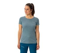 Funktionsshirt VAUDE "WOMEN'S ESSENTIAL T-SHIRT", Damen, Gr. 44, blau (nordic blau), Obermaterial: 100% Polyester, slim fit normal, Rundhals, Shirts Funktionsshirt (85882024-44) nordic blau