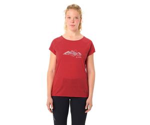 Funktionsshirt VAUDE "WOMEN'S TEKOA T-SHIRT II", Damen, Gr. 40, lava, Obermaterial: 75% Polyester, 25% Lyocell, Shirts Funktionsshirt, Kurzarm, für Sport und Outdoor, aus Polyester und Lyocell (697197