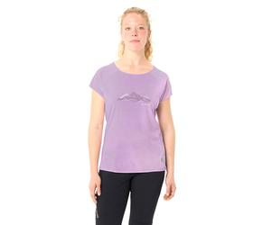 Funktionsshirt VAUDE "WOMEN'S TEKOA T-SHIRT II", Damen, Gr. 40, lila (raspberry), Obermaterial: 75% Polyester, 25% Lyocell, Shirts Funktionsshirt, Kurzarm, für Sport und Outdoor, aus Polyester und Lyo