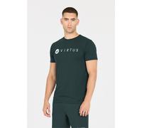 Funktionsshirt VIRTUS "EDWARDO", Herren, Gr. 3XL, grün (dunkelgrün), 85% Polyester, 15% Viskose, unifarben, kurz, Rundhals, Shirts Funktionsshirt, mit schnell trocknender QUICK DRY Technologie (790147