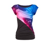 Funktionsshirt WINSHAPE "Kurzarmshirt AET109-Stardust", Damen, Gr. XS, bunt (stardust), 80% Polyester, 20% Elasthan, Rundhals, Shirts Funktionsshirt, Functional (47827134-XS) stardust