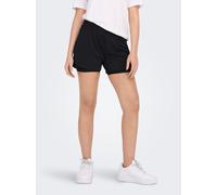 Only Mila Loose Train Short Frauen in Gr. XS in Schwarz