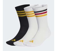 ADIDAS Herren Socken 3-STREIFEN DÄMPFENDE SPORTSWEAR CREW SOCKEN, 3 PAAR (KE5501) 43-45 WHITE/BLACK/COGOLD