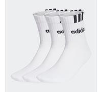 Funktionssocken ADIDAS PERFORMANCE "C 3S LIN 3P", Herren, Gr. S (37/39), schwarz-weiß (weiß, schwarz), Obermaterial: 71% Baumwolle, 26% Polyester, 2% Elasthan, 1% sonstige Fasern, Socken (49999868-S)