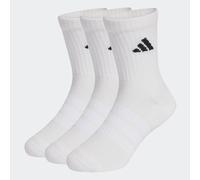 Funktionssocken ADIDAS PERFORMANCE "DÄMPFENDE SPORTSWEAR CREW 3 PAAR", Mädchen, Gr. 25-27, weiß, weiß, schwarz, Obermaterial: 63% Baumwolle, 32% Polyester, 4% Elasthan, 1% Polyamid, Socken (48093658-2