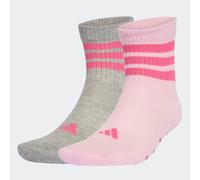 Funktionssocken ADIDAS PERFORMANCE "KIDS ANTI-RUTSCH", Mädchen, Gr. 25-27, clear pink, medium grau heather, Obermaterial: 59% Baumwolle, 38% Polyester, 2% Elasthan, 1% Polyamid, Socken, für Kinder, mi