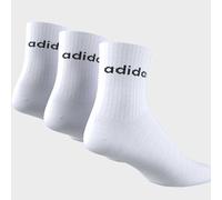 Funktionssocken ADIDAS PERFORMANCE "LIN KIDS CRW 3P", Mädchen, Gr. 34-36, weiß (weiß, weiß, weiß), Obermaterial: 65% Baumwolle, 31% Polyester, 4% Elasthan, Socken (92996269-34) weiß, weiß, weiß