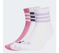 Funktionssocken ADIDAS PERFORMANCE "RIBBED KIDS, 3 PAAR", Jungen, Gr. 22-24, Sockengröße, weiß (weiß, weiß, pink fusion), Obermaterial: 59% Baumwolle, 37% Polyester, 4% Elasthan, Socken (16405111-22)