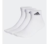 Funktionssocken ADIDAS PERFORMANCE "THIN AND LIGHT ANKLE SOCKEN, 3 PAAR", Herren, Gr. XXL (49/51), schwarz-weiß (weiß, schwarz), Obermaterial: 51% Baumwolle, 46% Polyester, 2% Elasthan, 1% sonstige Fa