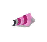 Kurzsocken CAMANO "Sportsocken kurz 6er Pack" Gr. 31/34, pink (fuchsia) Kinder Socken (22041920-31) fuchsia