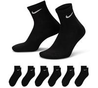 Funktionssocken NIKE "U NK EVERYDAY CSH ANKL 6PR 132", Herren, Gr. M (38/41), schwarz, Obermaterial: 100% Textilmaterial, Socken, für Fitness-Workout, mit Dri-FIT-Technologie, dicke Terry-Sohle (81198