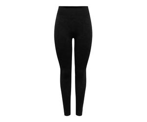 Funktionstights ONLY PLAY "ONPEDDA HW SEAM SCRUNCH TIGHTS NOOS", Damen, Gr. M, N-Gr, schwarz detail:with wash, Jersey, Obermaterial: 92% Polyamid, 8% Elasthan, unifarben, sehr bequem, Hosen (10016124-