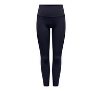 Funktionstights ONLY PLAY "ONPJAM-3-SANA XHW TIGHTS NOOS", Damen, Gr. L (40), N-Gr, blau (night sky), Jersey, Obermaterial: 80% Nylon, 20% Elasthan, unifarben, casual, Hosen, mit reflektierenden Detai
