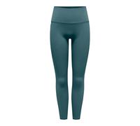 Funktionstights ONLY PLAY "ONPJAM-3-SANA XHW TIGHTS NOOS", Damen, Gr. L, N-Gr, mediterranea, Jersey, Obermaterial: 80% Nylon, 20% Elasthan, unifarben, figurbetont knöchelfrei, Hosen, mit reflektierend