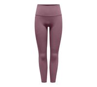 Funktionstights ONLY PLAY "ONPJAM-3-SANA XHW TIGHTS NOOS", Damen, Gr. M, N-Gr, rose braun, Jersey, Obermaterial: 80% Nylon, 20% Elasthan, unifarben, figurbetont knöchelfrei, Hosen, mit reflektierenden