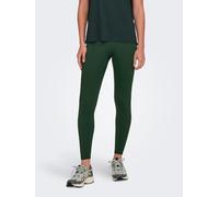 Funktionstights ONLY PLAY "ONPJAM-3-SANA XHW TIGHTS NOOS", Damen, Gr. S (36), N-Gr, grün (scarab), Jersey, Obermaterial: 80% Nylon, 20% Elasthan, unifarben, figurbetont knöchelfrei, Hosen Funktionstig