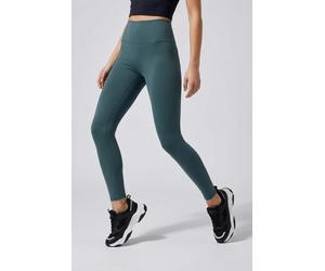 Funktionstights ONLY PLAY "ONPJAM-3-SANA XHW TIGHTS NOOS", Damen, Gr. S, N-Gr, grün (mediterranea), Jersey, Obermaterial: 80% Nylon, 20% Elasthan, unifarben, figurbetont knöchelfrei, Hosen, mit reflek
