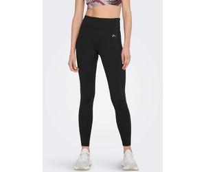 Funktionstights ONLY PLAY "ONPMILA-2 HW PCK TRAIN TIGHTS NOOS", Damen, Gr. S (36), N-Gr, schwarz, Jersey, Obermaterial: 80% Polyester, 20% Elasthan, unifarben, figurbetont knöchelfrei, Hosen Funktions
