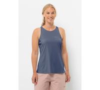 Funktionstop JACK WOLFSKIN "PRELIGHT AIR TANK W", Damen, Gr. XL (46), blau (evening, sky), 1. OBERSTOFF: 100% POLYESTER, Tops Funktionstop (92904746-XL)