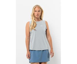 Funktionstop JACK WOLFSKIN "PRELIGHT CHILL TANK W", Damen, Gr. XL (46), grau (cool, grau), 1. OBERSTOFF: 87% POLYESTER, 13% ELASTHAN. 2. OBERSTOFF: 85% POLYAMID, 15% ELASTHAN. Futter: 100% POLYESTER,