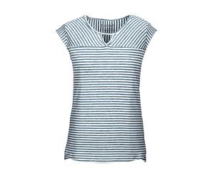 Funktionstop KILLTEC "KOS 125 WMN TP", Damen, Gr. 48, ocean, Obermaterial: 95% Polyester, 5% Elasthan, Tops, Schnelltrocknendes Damen Funktionstop mit femininem Design (59541235-48) ocean