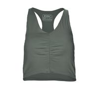 Funktionstop KILLTEC "KOS 170 WMN TP", Damen, Gr. 38, grau (mittelgrau), Obermaterial: 80% Polyester, 20% Elasthan, Tops, Atmungsaktiv, schnelltrocknend, Comfort-Stretch, herausnehmbare Pads (94457849