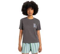 Funktionstop QUIKSILVER "Standard", Damen, Gr. XS, grau (schwarz shadow), Obermaterial: 100% Walkfrottier;, Tops (81667609-XS) schwarz shadow