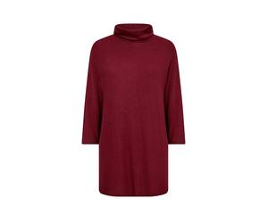 Funktionstop SOYACONCEPT "Soya Concept Top SC-BIARA 73", Damen, Gr. L, 94850 dunkelrot mel, Obermaterial: 74% Viskose, 21% Polyester, 5% Elasthan, Tops (31518966-L) 94850 dunkelrot mel