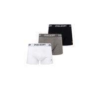 Funktionsunterhose LYLE & SCOTT "Lyle & Scott BARCLAY", Herren, Gr. M, 1 Stk., schwarz, grau marl, hellweiß, 95% Baumwolle, 5% Elasthan, Unterhosen Funktionsunterhose (75419254-M) schwarz, grau marl, 