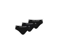 Funktionsunterhose LYLE & SCOTT "Lyle & Scott OWEN", Herren, Gr. L, 1 Stk., schwarz, 95% Baumwolle, 5% Elasthan, Unterhosen Funktionsunterhose (54816202-L) schwarz