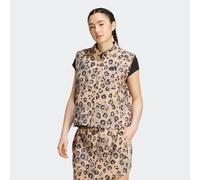 Funktionsweste ADIDAS SPORTSWEAR "ANIMAL PRINT 3-STRIPES GEWEBTE", Damen, Gr. L, multicolor, warm sandstone, Obermaterial: 100% Polyester, normal, Westen Funktionsweste (73498237-L) multicolor, warm s